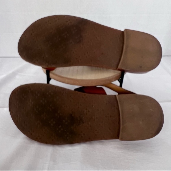 Patricia Nash Fidella Toe Loop Leather Sandals. Size 6M - Picture 7 of 7